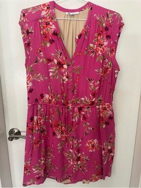 DR2 by Daniel Rainn Pink Floral Mini Dress | XL Nordstrom